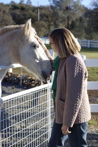 elizabeth fulton with horse